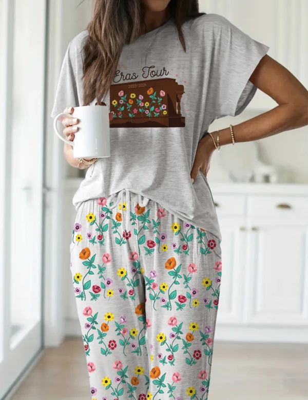 Long Live All The Magic We Made Eras Piano Casual Pajama Set For Women