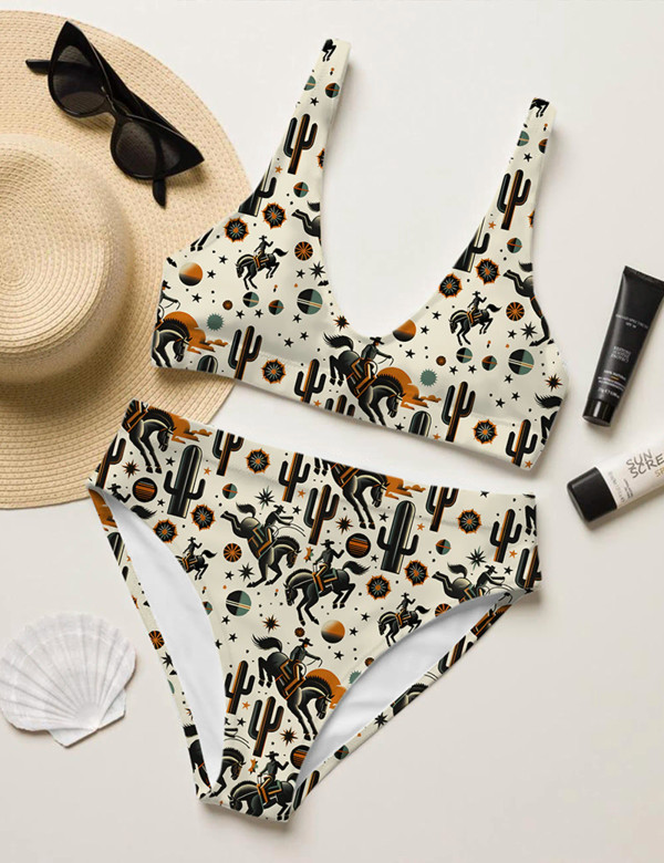 Bucking Space Bronco Bikini Set For Women