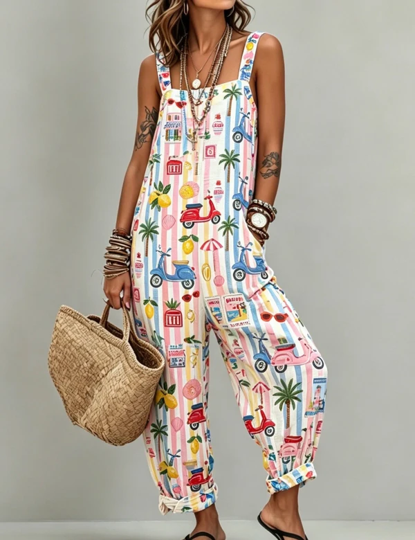 Italian Summer Jumpsuit For Women