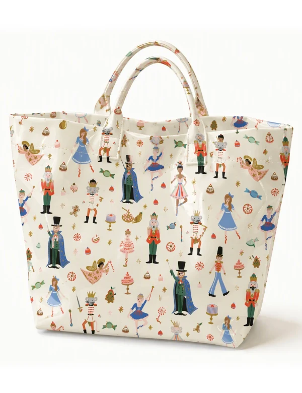 Holiday Nutcracker PVC Tote Bag