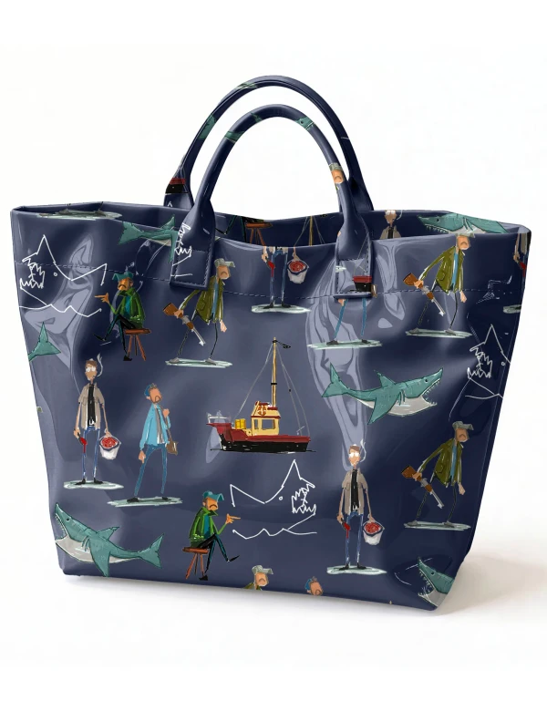 Shark PVC Tote Bag