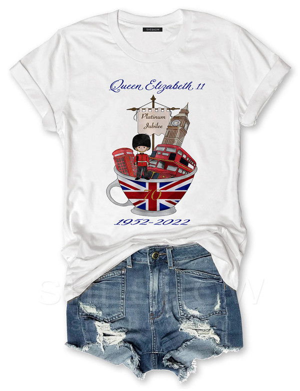 sheshow Queens Platinum Jubilee Celebration Tee