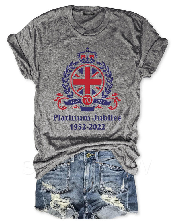 sheshow Queen Elizabeth II Platinum Jubilee 2022 Tee