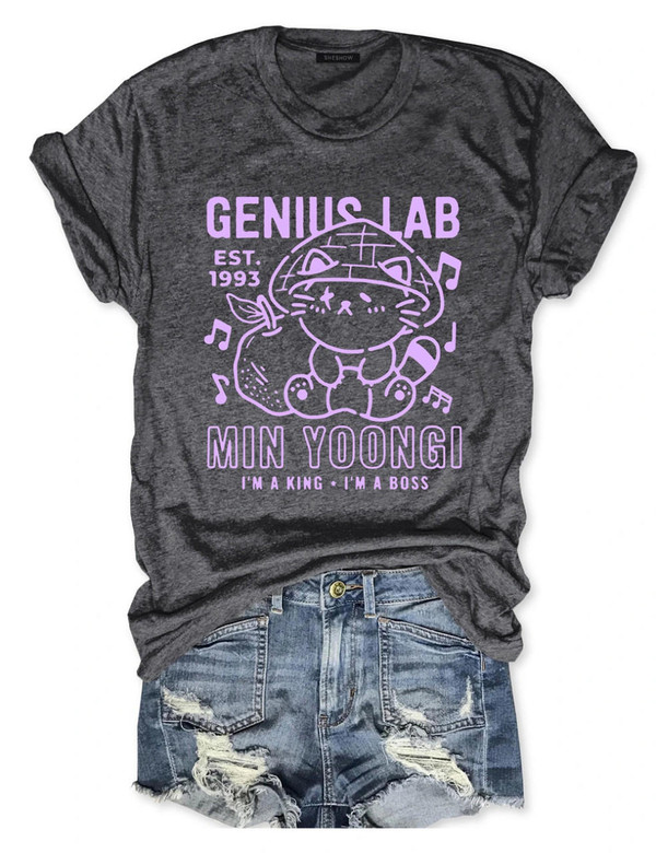  Genius Lab Min Yoongi Tee 