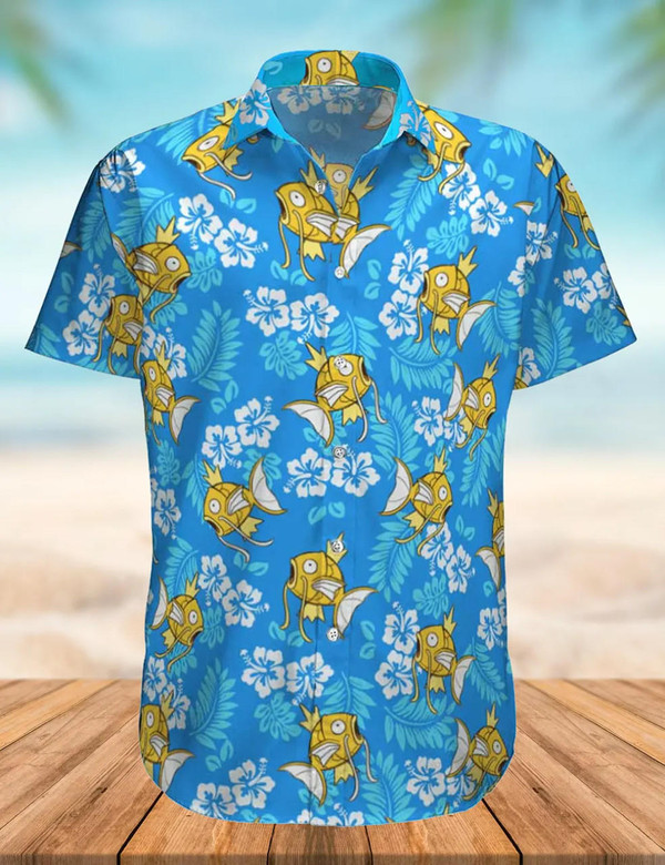  Magikarp Tropical Beach Hawaiian Shirt 