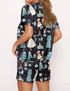 Breakfast At Tiffany's Print Pajama Set