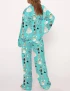 Breakfast At Tiffany's Print Pajama Set