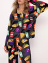 Taco Print Pajama Set For Women