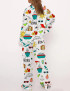 Bon Voyage Cruise Silky Satin Pajama Set For Women