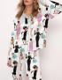 Breakfast At Tiffany's Satin Pajama Set For Women