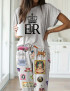 Queen Elizabeth II Vintage Casual Pajama Set For Women