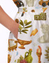 Antique Greece Satin Pajama Set For Women