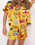 Lebanese Satin Pajama Set For Women