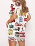 Lebanese Satin Pajama Set For Women
