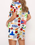 Puerto Rico Vacation Silky Satin Pajama Set For Women