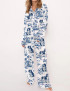 Cavalier King Charles Spaniel Silky Satin Pajama Set For Women