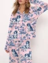 Cavalier King Charles Spaniel Silky Satin Pajama Set For Women