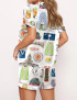 Charleston Travel Silky Satin Pajama Set For Women