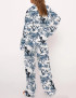 German Shorthaired Pointer Silky Satin Pajama Set For Women