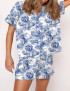 Shih Tzu Silky Satin Pajama Set For Women