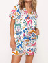 Floral Greyhound Whippet Silky Satin Pajama Set For Women