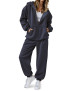 Oversized Zip Hoodie Sweatsuit Set For Women