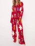 Music Artists Tour Silky Satin Pajama Set For Women