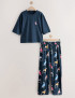 Whippet Short-sleeved Pajama Set For Women