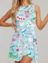 Chinoiserie Mahjong Tennis Dress