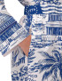 America 250 Chinoiserie Style Silky Satin Pajama Set For Women