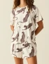 Animalia Pajama Set For Women