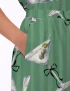 Martini Cocktail Silky Satin Pajama Set For Women