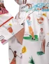 Summer Life Silky Satin Pajama Set For Women