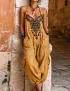 Cotton Linen Jumpsuit With Pockets For Women