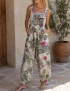 Summer Holiday Floral Jumpsuit For Women