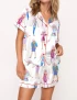 Jem And Holograms Silky Satin Pajama Set For Women