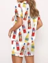 Aperolspritz Campari Limoncello Silky Satin Pajama Set For Women