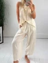 Cotton Linen Summer Set For Women