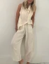 Cotton Linen Summer Set For Women