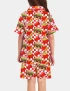 Cute Fast Food Silky Satin Pajama Set For Kids