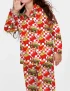 Cute Fast Food Silky Satin Pajama Set For Kids