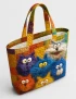 Colorful Animal Lover Quilted Tote Bag
