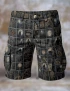 Monster Mash Retro Movie Horror Cargo Shorts