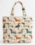 Dachshund Quilted Tote Bag