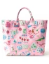 Chinoiserie Mahjong PVC Tote Bag