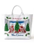 White Christmas PVC Tote Bag
