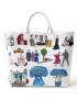White Christmas PVC Tote Bag