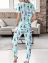 Love Actually Christmas Soft Casual Pajama Set For Women
