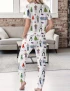 Love Actually Christmas Soft Casual Pajama Set For Women