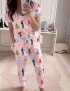 Love Actually Christmas Soft Casual Pajama Set For Women